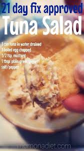 21 Day Fix Approved Tuna Salad 21 Day Fix Diet Lunch Recipes Healthy 21 Day Fix Meals