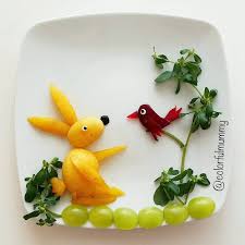 Would You Tell Me A Story Little Bird But Please Make It A Happy Ending By Colorfulmummy Food Art For Kids Food Sculpture Creative Food