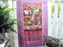 Acanthus is a french woven jacquard wall tapestry. Mughal Court Painting Baburnama Wall Tapestry Wall Hanging By The Old Silk Route Free Shipping Mughal Mughal Paintings Wall Tapestry Silk Painting