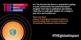 The 2019 results are based on a. Times Higher Education On Twitter Which Universities Are Changing The World See Results From Our Inaugural University Impact Rankings Https T Co Klert92hyz Https T Co 1xisa91de2