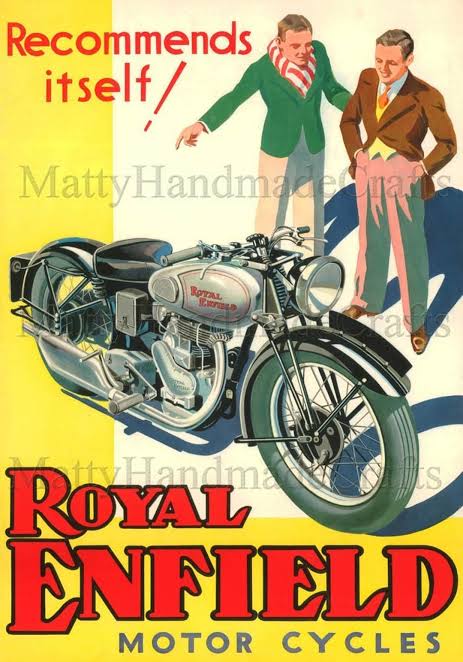 Silver Bullet, Royal Enfield, Motorcycle, 1930s, Advertising ...