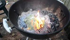 Place starters under the chimney. How To Light Charcoal Without Lighter Fluid Made Simple