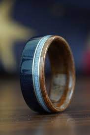 Rustic Military Wood Ring Mens Wedding Rings Mens Wooden Wedding Bands Wedding Ring Photography