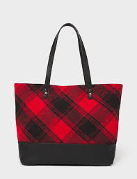 I Love This Buffalo Plaid Tote From Dressbarn Under 40 Snap Closure Top Handles 1 Inner Zip Pocket Tote Buffaloplaid Plaid Plaid Tote Plaid Purse Tote