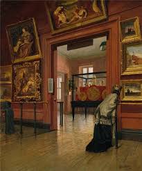 Frank Waller Interior View Of The Metropolitan Museum Of Art On Fourteenth Street 1881 Atelier Peintre Grand Palais Painting