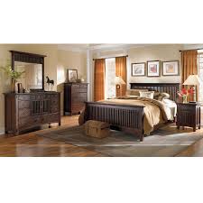 Arts Crafts Dark Bedroom King Bed Value City Furniture Furniture Value City Furniture American Signature Furniture