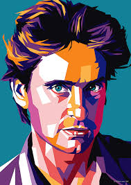 Michael Douglas -b1 Round Beach Towel