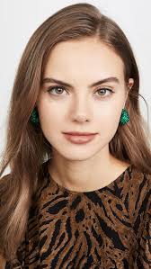 Kate spade clay top pave earrings