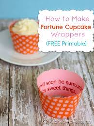 How To Make Fortune Cupcakes Free Printable Cupcake Wrappers Cupcake Cakes Cupcakes