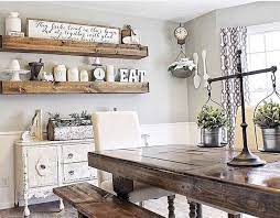 A farmhouse dining room décor is composed by distinct furniture, metal lightening and mainly neutral and pastels rich colors. Modern Farmhouse Dining Room Wall Decor Ideas Novocom Top