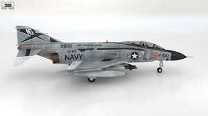 3d Model Of Mcdonnell Douglas F 4 Phantom Ii 3d Model Phantom Model
