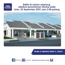 Berita baik, seperti dipetik dari fb rasmi majlis perbandaran johor bahru tengah (mpjbt) Pr1ma Homes Pr1ma Simpang Empat 2 Kedah Masih Dibuka Facebook