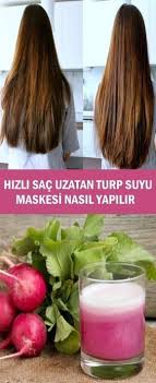Hizli Sac Uzatan Turp Suyu Maskesi Nasil Yapilir Hizli Sac Uzama Sac Dogal Sac Bakimi