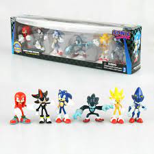 Free delivery on your first order shipped by amazon. New 6pcs Sega Sonic The Hedgehog Pvc Action Figure Collection Toys Kids Gifts Uk Ebay
