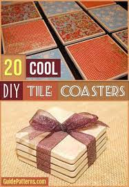 We've been without coasters for nearly 3 years now. 20 Cool Diy Tile Coasters Guide Patterns