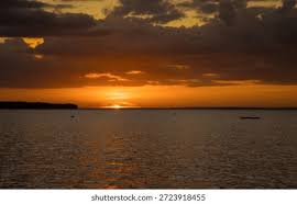 Sea On Horizon Next Stock Photo ...