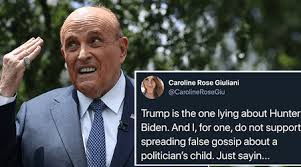 They once called rudy giuliani america's mayor. Rudy Giuliani S Daughter Calls Him Out On Twitter