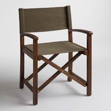 Olive Ryker Director Chair Canvas Cover Outdoor Folding Chairs Chair Solid Wood Chairs