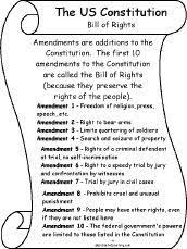 Us Constitution A Printable Book Enchantedlearning Com Social Studies Elementary 3rd Grade Social Studies Constitution Activities Middle School