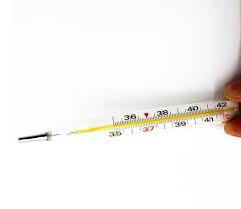 6 Pcs Clinical Armpit Mercurial Thermometer Body Temperature Measuring Instrument Medical Use Classic Glass Mercury The Measuring Instrument Thermometer Clinic