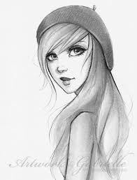 For all of my mother's day related drawings and crafts, check into my mother's day playlist. Cute Girl Sketch Images At Paintingvalley Com Explore Collection Of Cute Girl Sketch Images