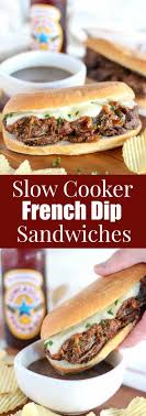 Slow Cooker French Dip Sandwiches Recipes Cooker Recipes Slow Cooker Recipes