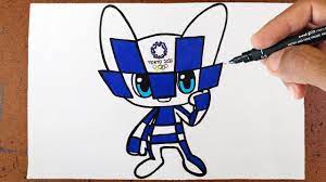 Site relacionado a noticias sobre as olimpíadas 2021. Como Desenhar Mascote Olimpiadas De Tokyo Miraitowa Toquio 2020 2021 Youtube