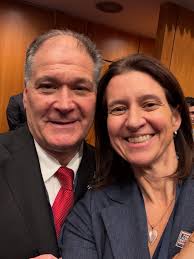 Spending the evening with Trumbull High School's We the People  constitutional debate team was a reminder of how strong our future civic  leaders are. Huge thanks to their fearless teacher Katie Boland