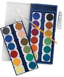 Lyra Opaque Watercolor Pan Sets Blick Art Materials Watercolor Pans Custom Artwork Pastel Sets