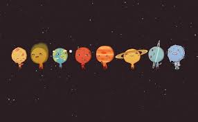 Solar System Cartoon Hd Wallpaper Cute Wallpapers For Computer Planets Wallpaper Desktop Wallpapers Tumblr