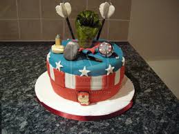 In several parts spiderman,captain marvel and hawkeye were. Geek Cake Friday Top 10 Marvel Avengers Cakes Kitchen Overlord