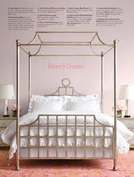 The tent bunk bed with slide includes a tent over twin bed and a covered hiding place below. Annie Selke Spring 2018 Catalog Atlas Canopy Metal Bed Silver Finish