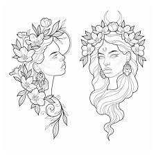 Self taught artist‍ dm us for paid feature / promotion ✒ custom tattoo design advertisement & collaboration credit. Lady Face Tattoo Ladyfacetattoo 1 466 Otmetok Nravitsya 4 Kommentariev Laura May Gascoyne La Tattoo Design Drawings Line Art Drawings Tattoo Stencils