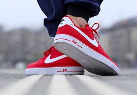 Nike Air Force 1 Ac University Red White Sneakernews Com Nike Air Force White Air Force 1 Nike