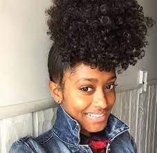 The New Puff Ball Pineapple Hairstyle Hair Puff Curly Hair Styles