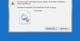 Was kann dazu beitragen, dass windows 10 schneller ausgeführt wird? Ordner Blockiert Wegen Thumbs Db Datei Onlinepc Ch