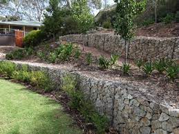Prospect Contractors Pauls Garden Gabions Garden Steps Garden Design Back Gardens