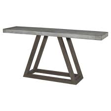 Mr Brown Triangle Industrial Stone Triangle Outdoor Console Table Designer Console Table Outdoor Console Table Console Table