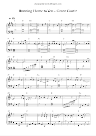 Free Piano Sheet Music Grant Gustin Running Home To You Pdf Can T Change What The Future May Hold But Piano Sheet Music Free Piano Sheet Music Sheet Music