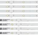 Sharp Insignia LB50091 LED Backlight Strips (8) NS-50DF710NA19 LC-50LB601U  NEW