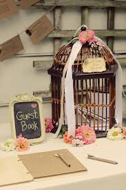 Guest Book And Gift Table Display Love Gift Cards For The Lovr Birds Would Add Two Birds To Thd Display Gift Table Wedding Guest Book Table Gift Table