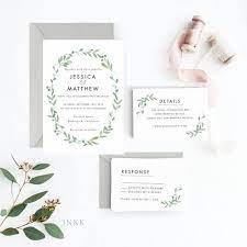 Botanical Wedding Invitation Suite Wedding Invitation Etsy Botanical Wedding Invitations Floral Wedding Invitation Suite Wedding Invitations Rustic