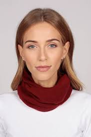 Cashmere Snood in Bordeaux (100% Pure)