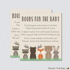Woodland Baby Shower Bring A Book Instead Of A Card Invitation Etsy Baby Shower Book Baby Shower Woodland Baby Shower Woodland Theme