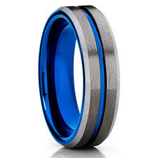 Jan 04, 2021 · the edges of men's wedding bands can be curved or flat, forming right angles to the sides of the ring. Blue Tungsten Wedding Band Gunmetal Black Tungsten Tungsten Ring Blue Tungsten Ring Black Tungsten Rings Blue Tungsten Wedding Bands