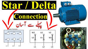 Star delta starter called wye delta starter,pdf, working principle,control,power circuit ,wiring diagram, theory,types,advantages and disadvantages. Star Delta Connection In Urdu 3 Phase Star Delta Motor Connection Diagram In Urdu Hindi Tutorial Youtube