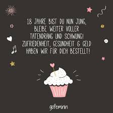 Pin Auf 18 Geburtstag Spruche