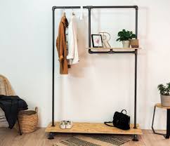 Portant En Acier Avec Planches Diy Deco Chambre Ikea Idee Deco Chambre Idee Dressing