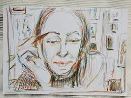 Many thanks to Penny, Emma and Swathi Eva Jo Joy for sitting yesterday 🤗  Love continuous line. (Eva's right eye had to be repaired a bit after the  session 😁)