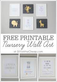 Free Printable Nursery Wall Art Diy On The Cheap Baby Girl Nursery Diy Girl Nursery Diy Baby Nursery Diy